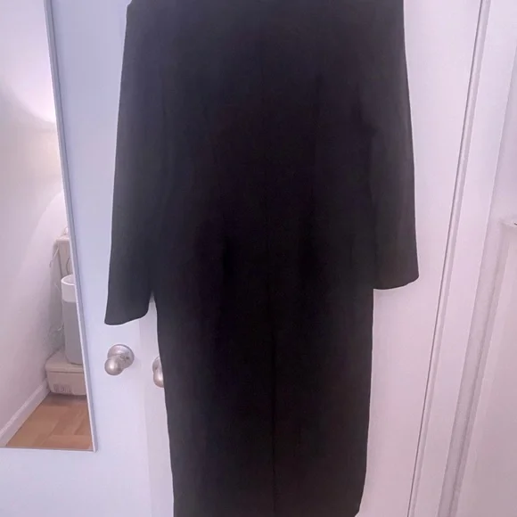 Because Of Alice Black Asymmetric
Tailored Longline Coat - Picture 4 of 5